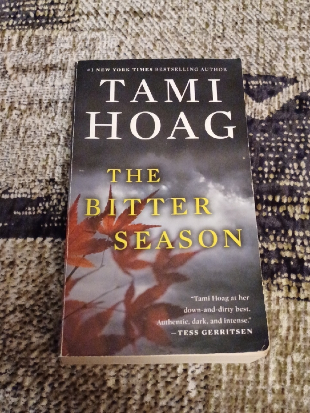 $4 Add-on Tami Hoag "The Bitter Season" - Paperback Book